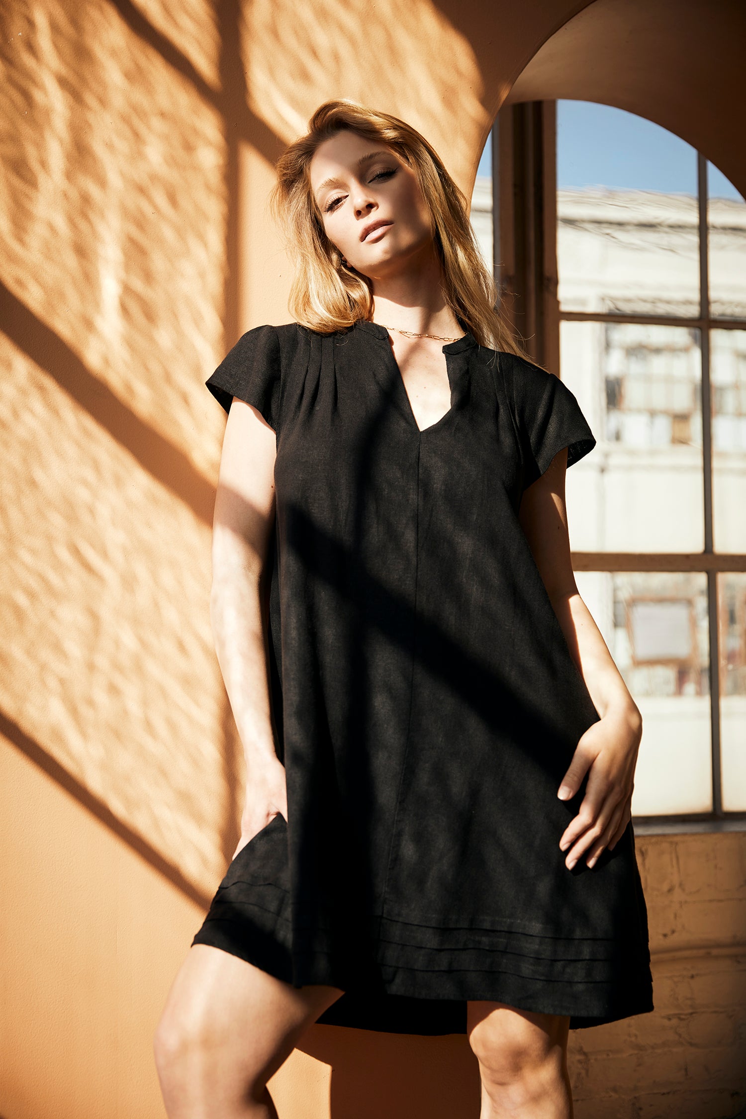 AVA Cap Sleeve Shift Dress, 3 Colors 4OURDREAMERS AVA Cap Sleeve Shift Dress, 3 Colors 4OURDREAMERS