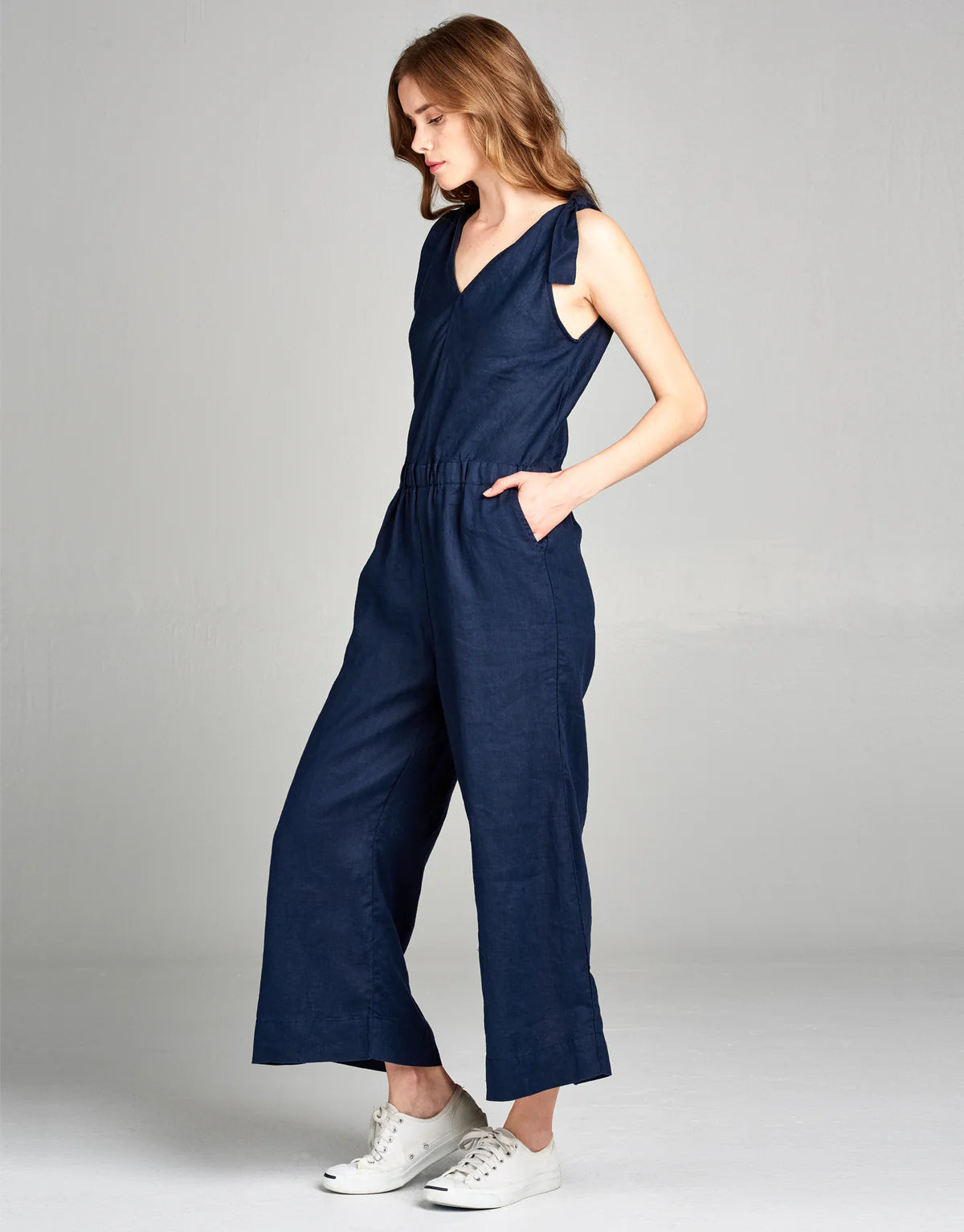 Linen Crop Jumpsuit | 5 Colors