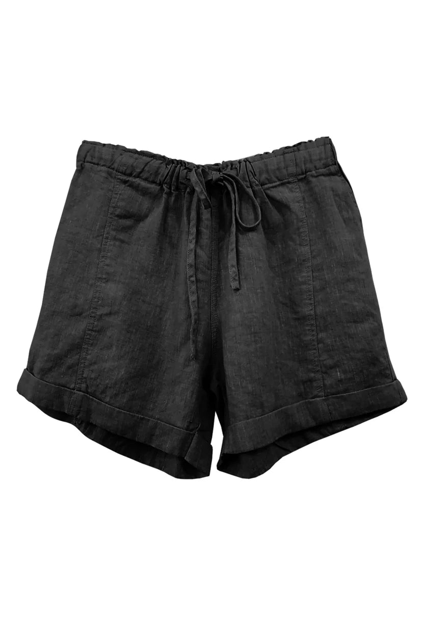 REESE Linen Long Drawstring Short, 6 Colors – 4OURDREAMERS