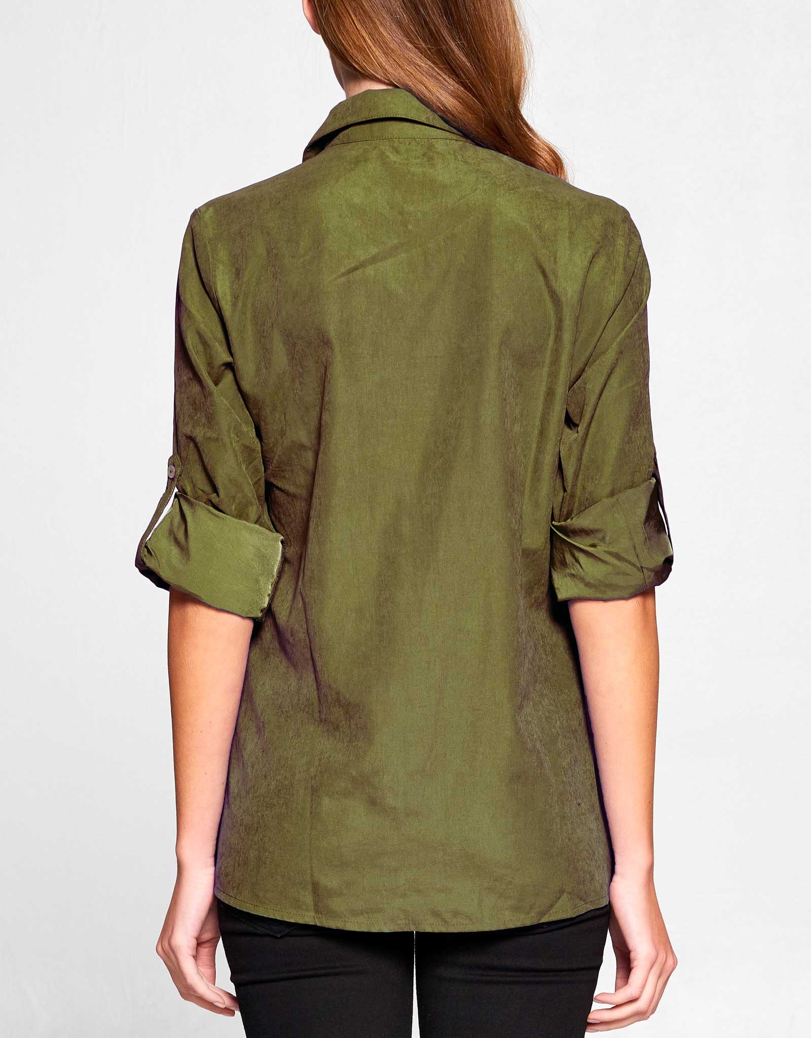 Cupro Button Down Shirt | ARMY